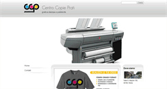 Desktop Screenshot of centrocopieprati.com