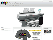 Tablet Screenshot of centrocopieprati.com